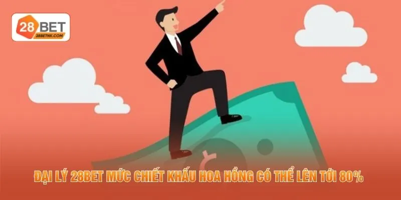 Đại lý 28BET mức chiết khấu hoa hồng có thể lên tới 80% 