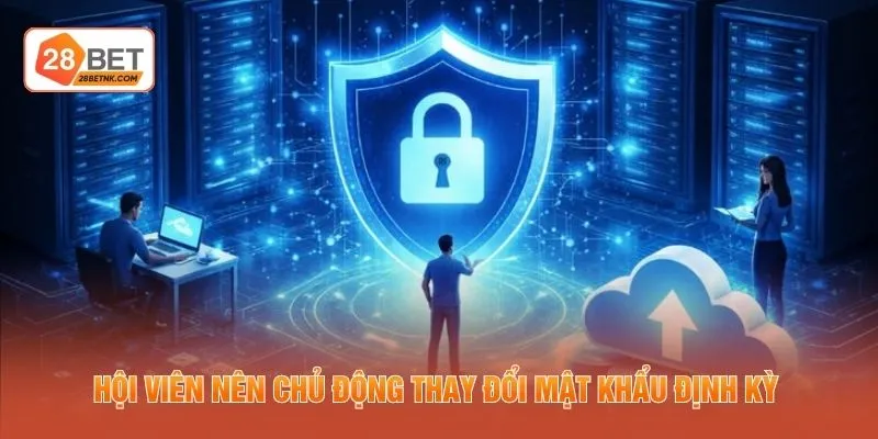 Hội viên nên chủ động thay đổi mật khẩu định kỳ 