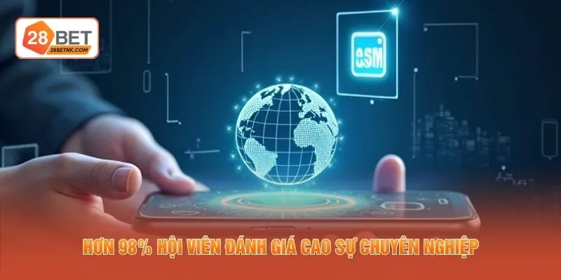 Hơn 98% hội viên đánh giá cao sự chuyên nghiệp